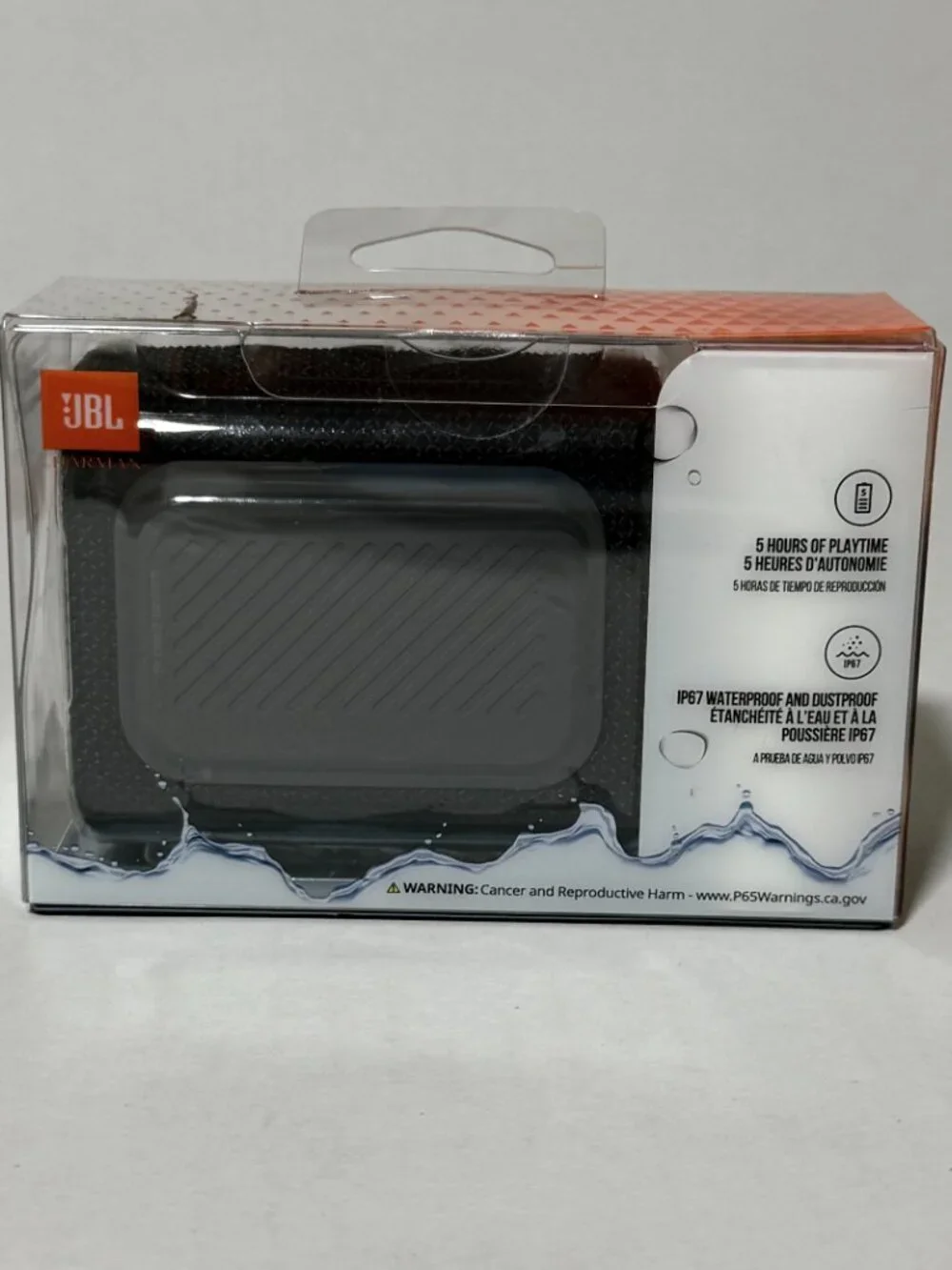 JBL - GO3 Portable Waterproof Wireless Speaker - Black - Picture 3 of 4